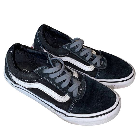 Vans Old Skool Leather Suede Sneakers Youth 1 - Picture 1 of 9